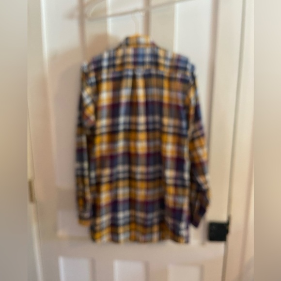 Brewers Lantern Flannel Plaid Medium Mens Button Down Shirt NWT - Picture 6 of 12